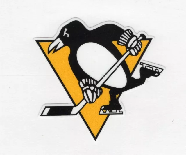 Pittsburgh Penguins Decal Hard Hat Window Laptop up to 14" FREE TRACKING