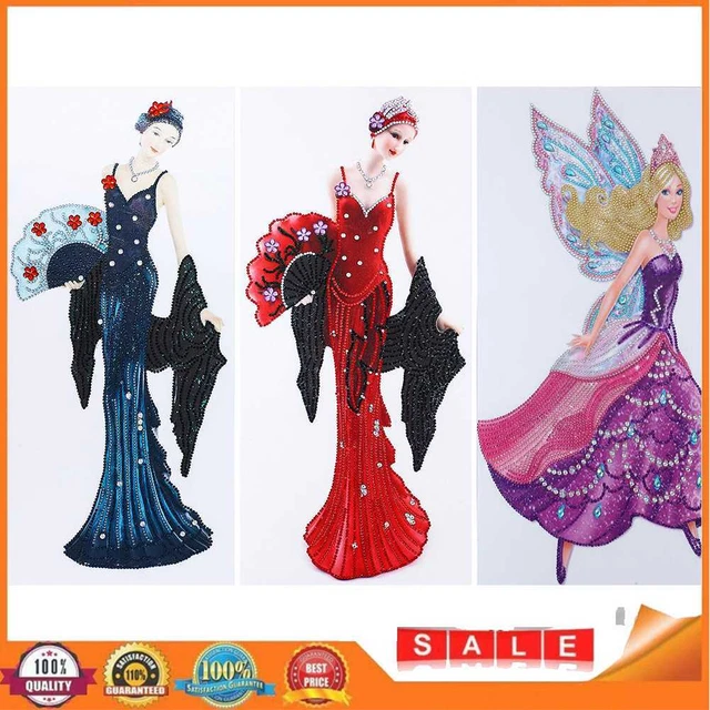 liuwei 5D-Diamant-Malerei-Set f? Erwachsene, DIY, Damen, spezielles Diamantgem?d