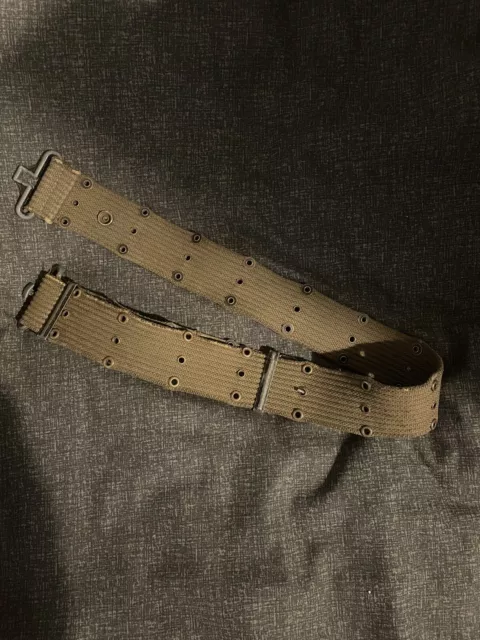 Original US WW2 Korean War OD7 M1936 Pistol Belt