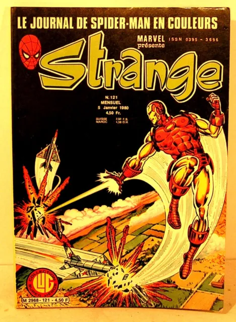 mensuel bd comics  " STRANGE " n°121  ed lug 1980