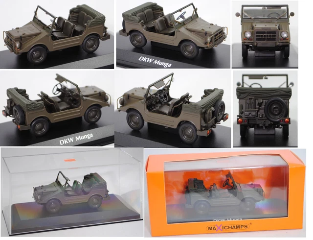Miniature Minichamps 1/43 - DKW Munga Bundeswehr 1955 - Armée Militaire