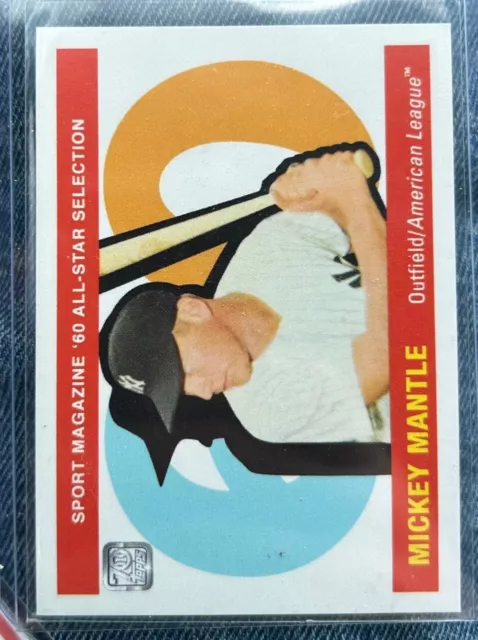 Topps Mickey mantle #21 1960 reprint