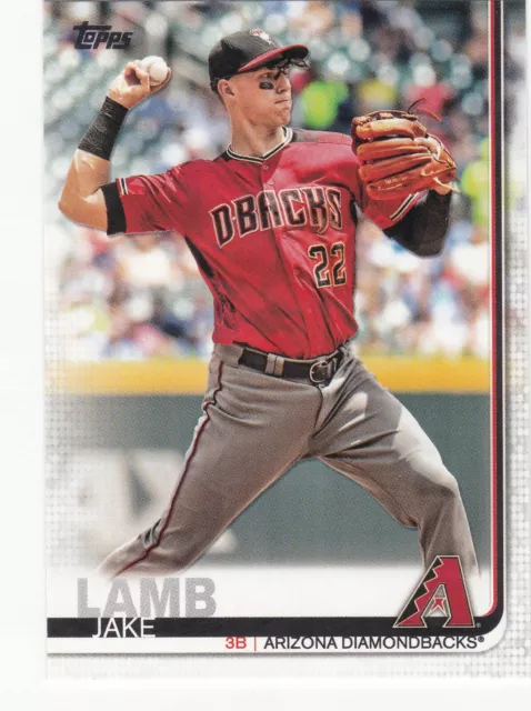 2019 Topps MLB Arizona Diamond Backs Jake Lame Trading Card #RattleOn