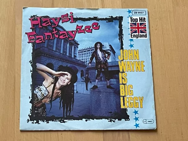 7" Single "HAYSI FANTAYZEE - JOHN WAYNE IS BIG LEGGY" REGARD ZB 9957, Synth-pop