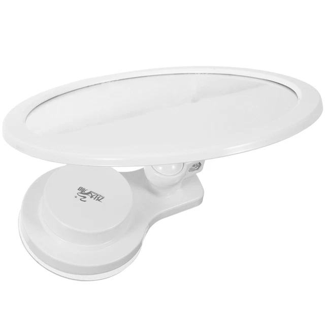 Specchio da parete con ventosa per bagno, specchio per il trucco, specchio da parete a 360°, specchio ingranditore bifacciale, specchio da ufficio | Leroy Merlin