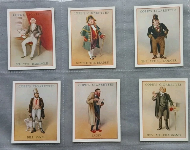 COPES CIGARETTE CARDS - Dickens Gallery , 20/50 Good ( 1900 ) Exquisite  Cards £55.00