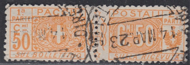Italy Regno - Sassone Pacchi Postali n.11 - cv 72$  used