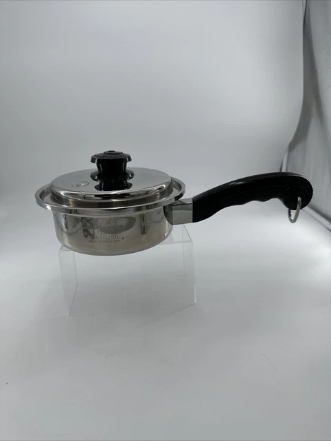 Tapa De Vapeo De Salsa De Acero Inoxidable De 7 Pulgadas De Colección Saladmaster T304S