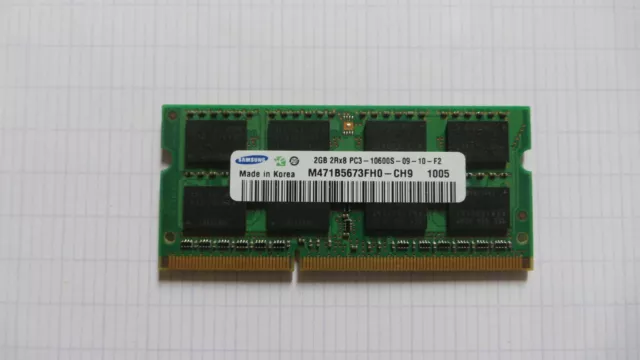 SAMSUNG 2GB 2RX8 PC3 10600U unbuffered CN M378B5673FH0 CH9 1040 EUR 41 00 PicClick FR
