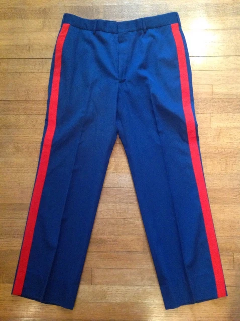 usmc dress blue trousers Authentic USMC Dress Blue Pants – camoLOTS.com