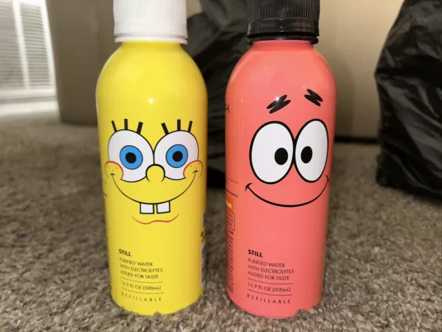 Path Purified Water Refillable Bottle 16.9 Fl Oz Spongebob Squarepants & Patrick