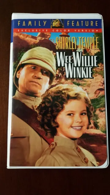 Shirley Temple Wee Willie Winkie Movie VHS Clamshell Case