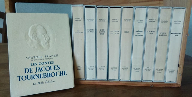 Anatole France – La Belle édition – 8 Volumes Numérotés – Vélin De Lana