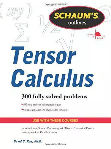 Schaums Outline De Tenseur Calcul (Schaum's Outline Séries) Par Kay, David C N