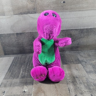 purple stuffed dinosaur