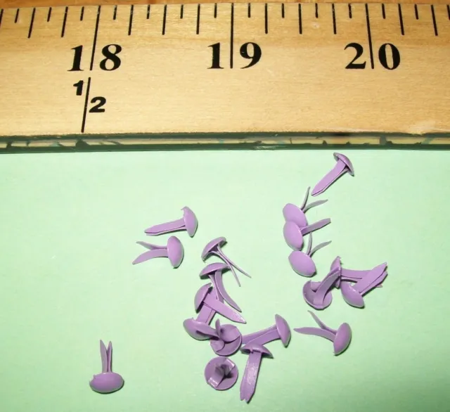 Creative Impressions Mini Metal Paper Fasteners 3mm 100-pkg-round - Silver