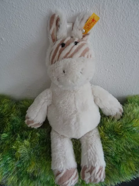 🐝 Steiff Soft Cuddly Friends Stripie Sofftier Zebra 068874 Kuscheltier 30 cm 🐝