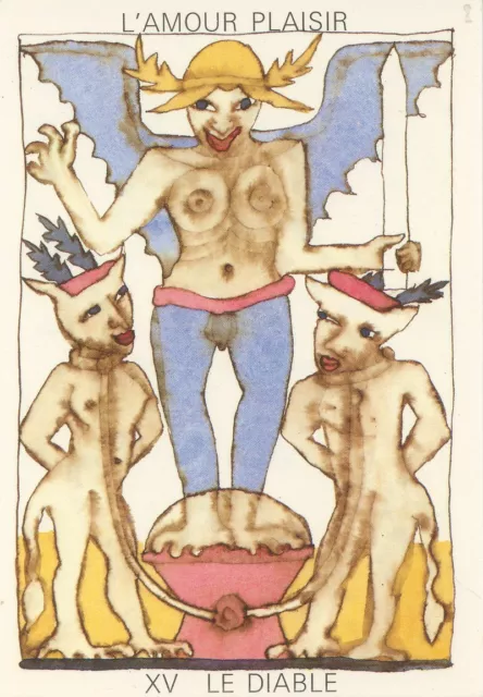 Carte Postale / Astrologie / Tarot / L'amour Plaisir / Le Diable