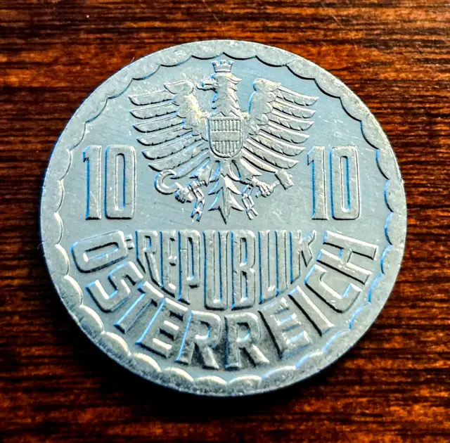 1987 Austria 10 Groschen Coin KM#2878 Ungraded 1431