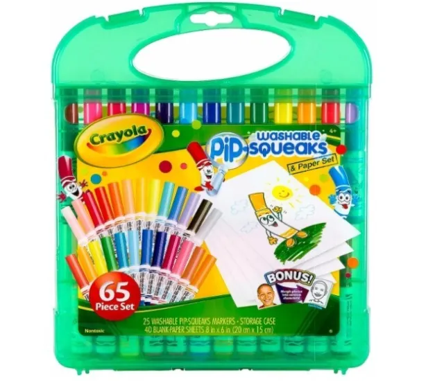 Crayola Washable Felt Tip Mini Markers Pip Squeaks 7pk/14pk