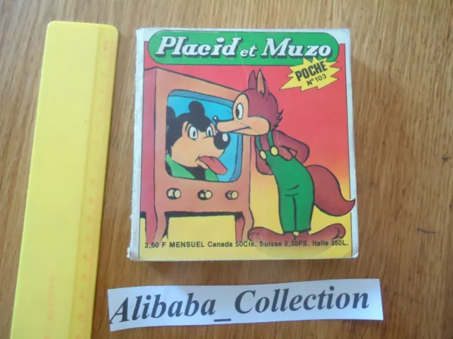 PLACID et MUZO POCHE 103  Editions Vaillant ALBUM BD petit format