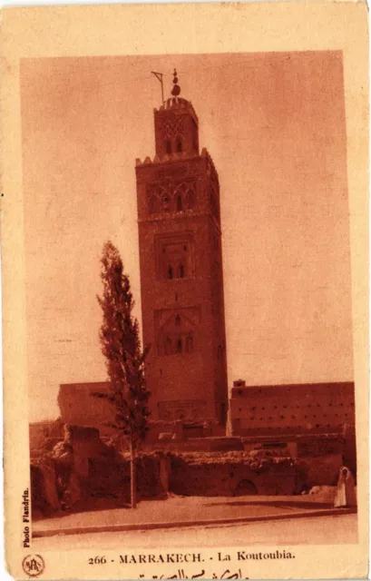 CPA AK MARRAKECH - La Koutoubia MAROC (796476)