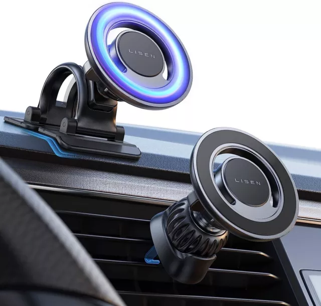 Buy Mobile Holder for Car Stand Magnetic Phone Round for Car, Car Phone  Holder Mount [Stronger 6X Magnets] 360Rotation Universal Dashboard Phone  Holder Magnetic Car Mount for All Phones Online at Best