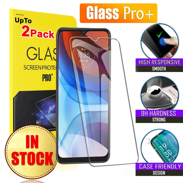 1x 2x For Motorola Moto E22i /E7 /E7 Power Clear Tempered Glass Screen Protector