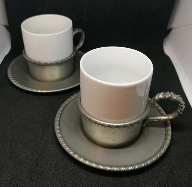 Bone china blue Sorrentino tea porcelain bowl plate pair set P58043A/4562 (japan import