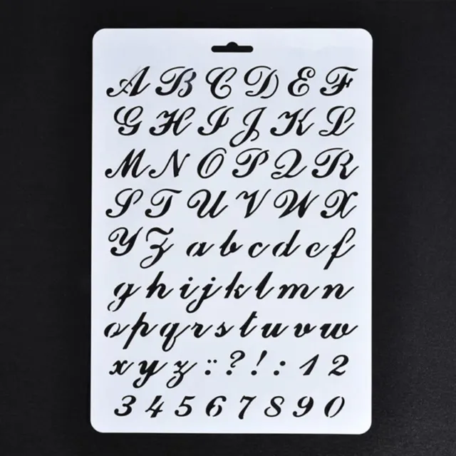 Buchstabe Schablonen, Buchstaben- und Zahlenschablone, Malerei Papier Handwe N1M