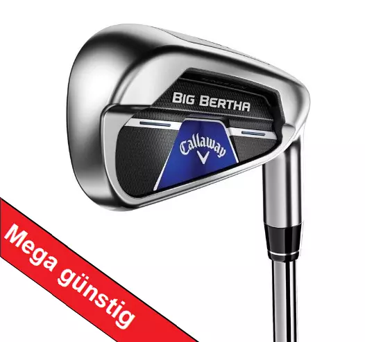Golfschläger Callaway Big Bertha Damen RH Eisensatz 6-SW, PW, AW, Mega günstig