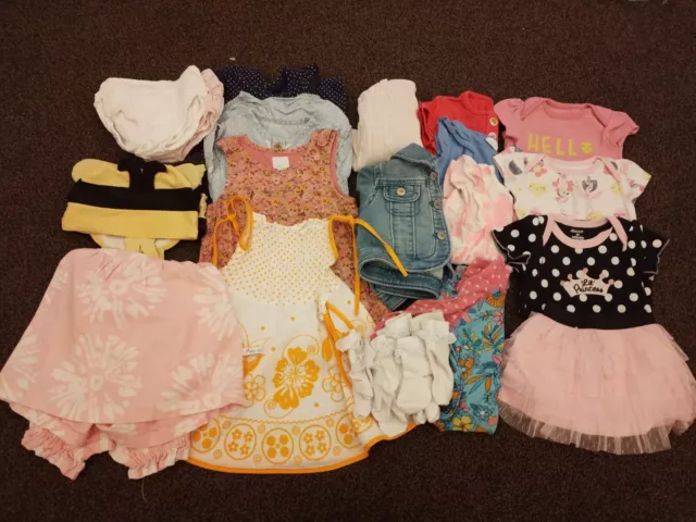 Girls Summer Clothes Bundle 3 To 6 Months