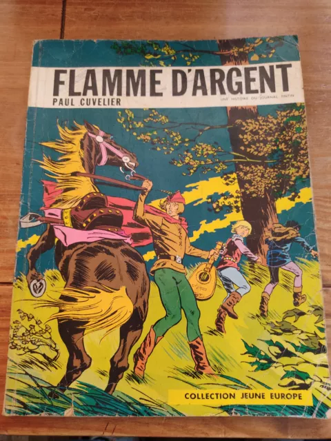 BD  FLAMME D'ARGENT  - Paul CUVELIER  (EO 1965) histoire du journal de TINTIN