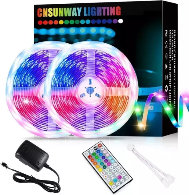 CNSunway Lightning - RGB LED Streifenlicht - mehrfarbig - 10M - NEU