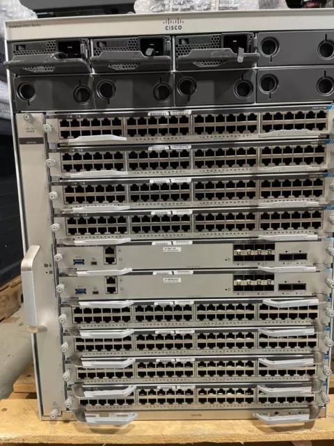 Cisco Catalyst 9400 Series Switch, C9410R  (2x C9400-SUP-1, 8x C9400-LC-48U