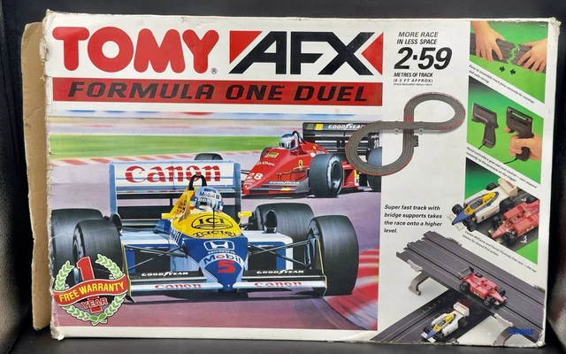 TOMY AURORA AFX F1 duel Racing Ref 8650 Figure 8 . Boxed