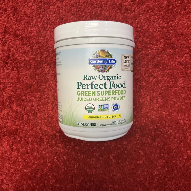 GARDEN of LIFE Raw Organic PERFECT FOOD Green Superfood 30 Serving Exp 5/24