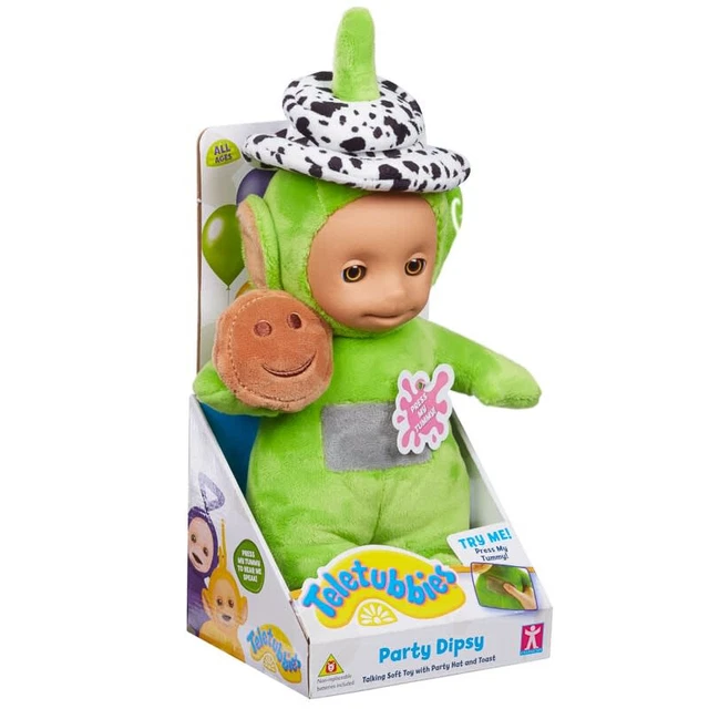 DIPSY WITH TUBBY Toast Party Teletubbies Talking Plush Toy Xmas Gift