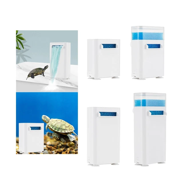 Aquarium Filter Pump Low Water Turtle Tank Internal Filter Water Circulation