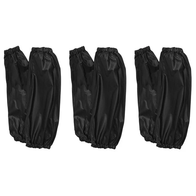 3 pares de fundas impermeables de material compuesto resistente al aceite para brazos funda protectora hombre