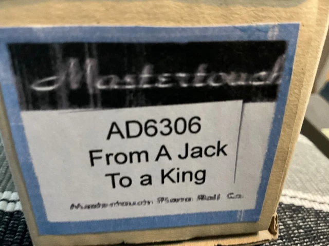 From A Jack To A King  Original Rare  Pianola Roll In Very Good Condition