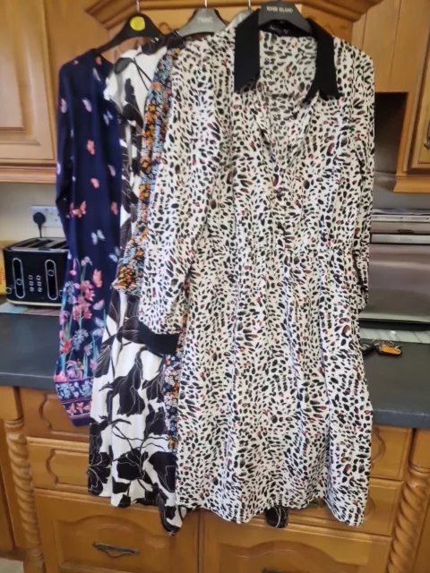 Ladies Bundle Of Size 16 Dresses X 4