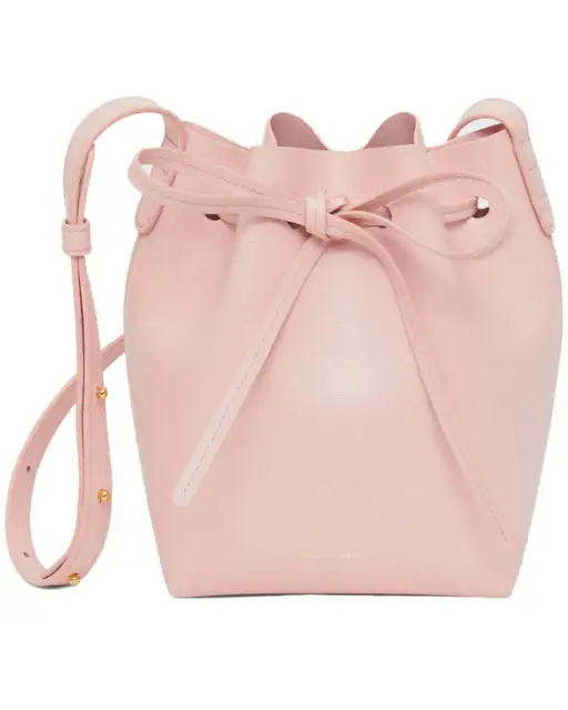 Mansur Gavriel Mini Mini Leather Bucket Bag ~NWT~ Dahlia Pink