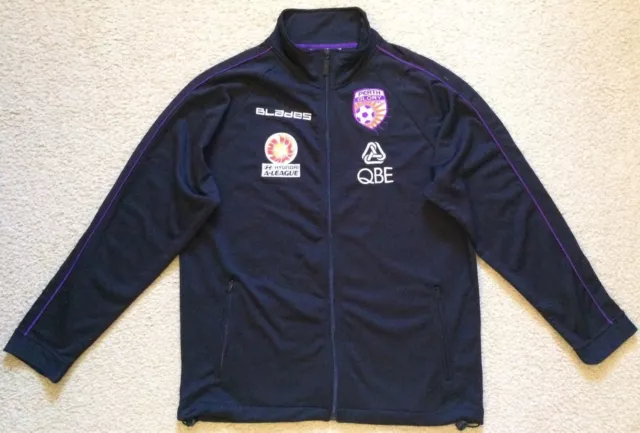 050 Team Issue Perth Glory Soccer Football Club Training Top Jacket Mens M - VGC