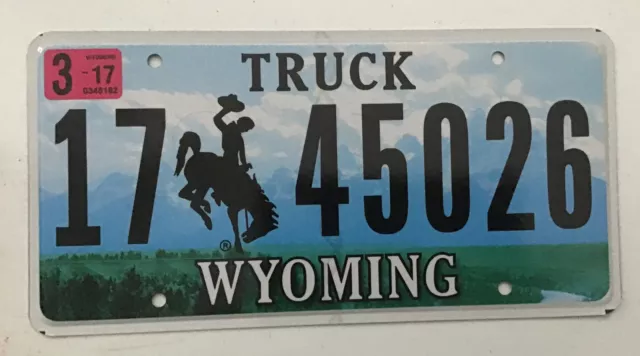 https://www.picclickimg.com/0b8AAOSwDiBkkjl3/2017-Wyoming-Bucking-Bronco-Truck-License-Plate.webp
