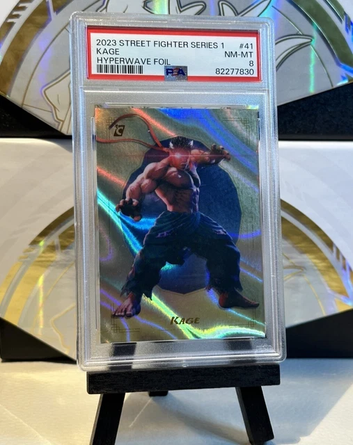 Hyperwave Box PSA 8 2023 CARDSMITHS STREET FIGHTER SERIES 1 HYPERWAVE HOLOFOIL Kage ...