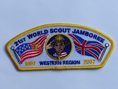 Unused 2007 21st World Scout Jamboree Western Region BSA JSP Shoulder Patch Flag