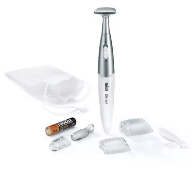 Braun FG1100 White Women Ladies Bikini Hair Remover Eyebrow Shape Shaver Trimmer