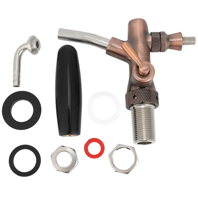 Adjustable Keg Faucet Easy To Install Beer Tap Bronze Color G5/8 Thread For