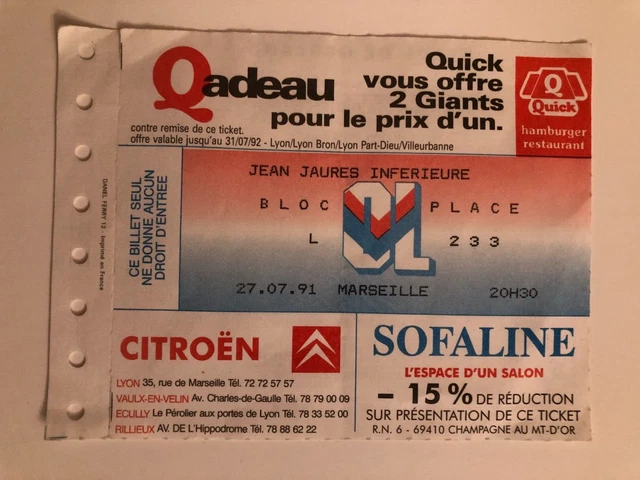 Football poster équipe OM Olympique de Marseille 1997-98 | eBay